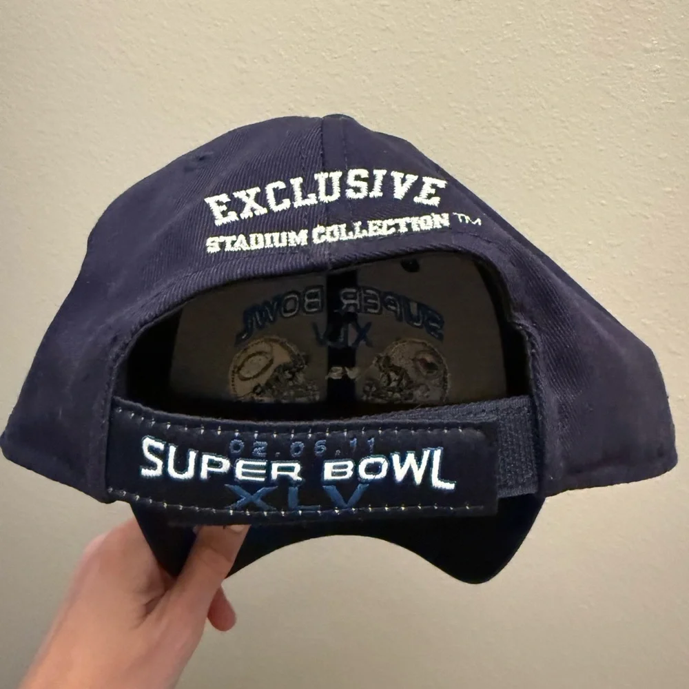 Reebok Super Bowl XLV Steelers vs Packers Hat North Texas 2011 Cap